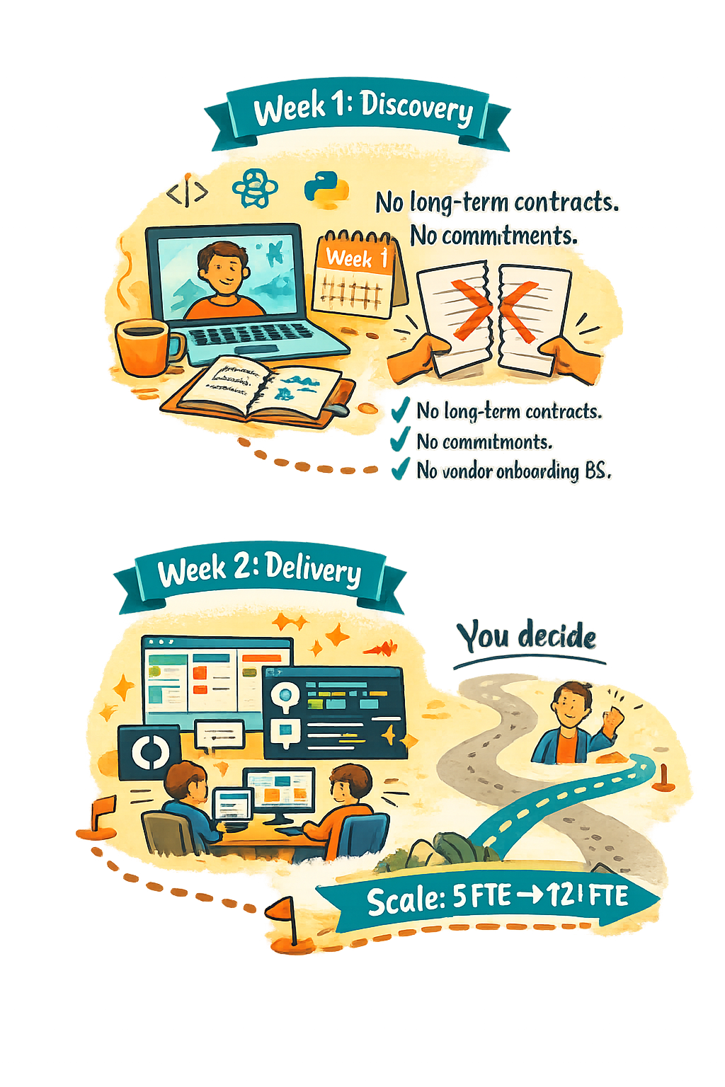 Two week trial mobile